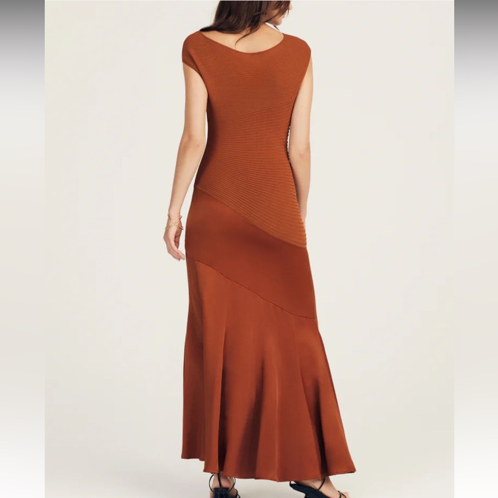Derek Lam Black and Purple Asymmetrical Dress